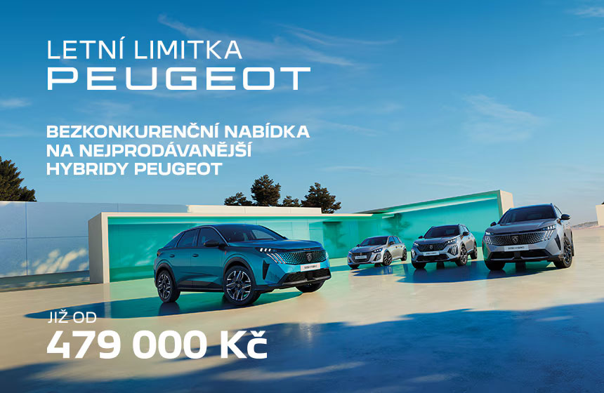 Letní limitka - Peugeot hybridní vozy