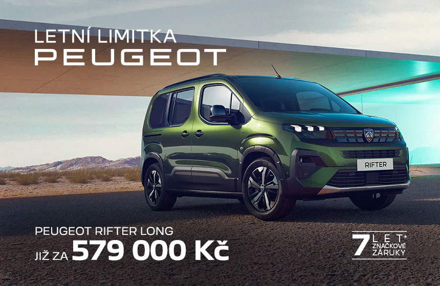 Letní limitka - Peugeot Rifter Long
